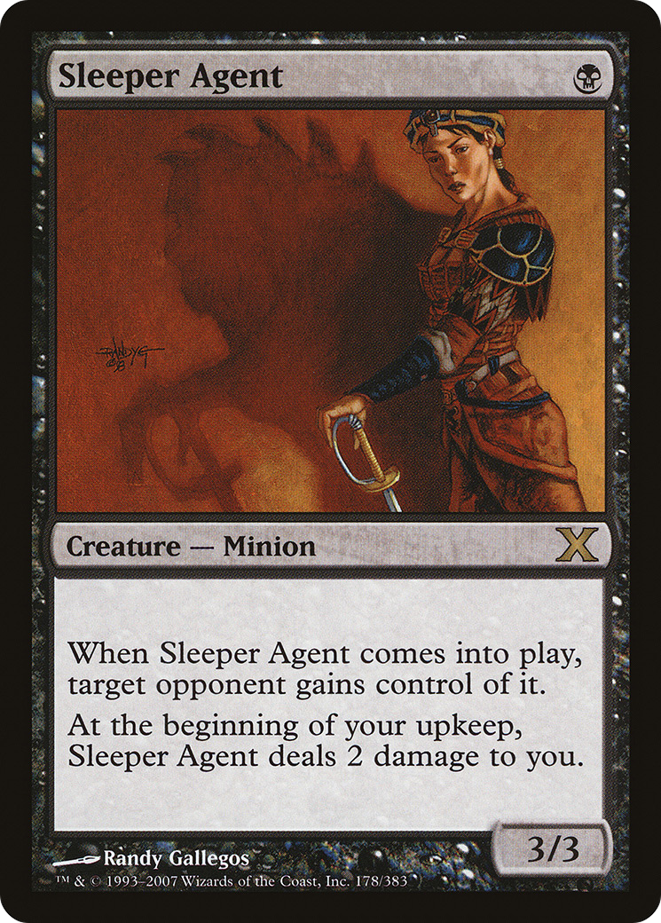 Image of Sleeper Agent (10E-178) - Tenth Edition Foil