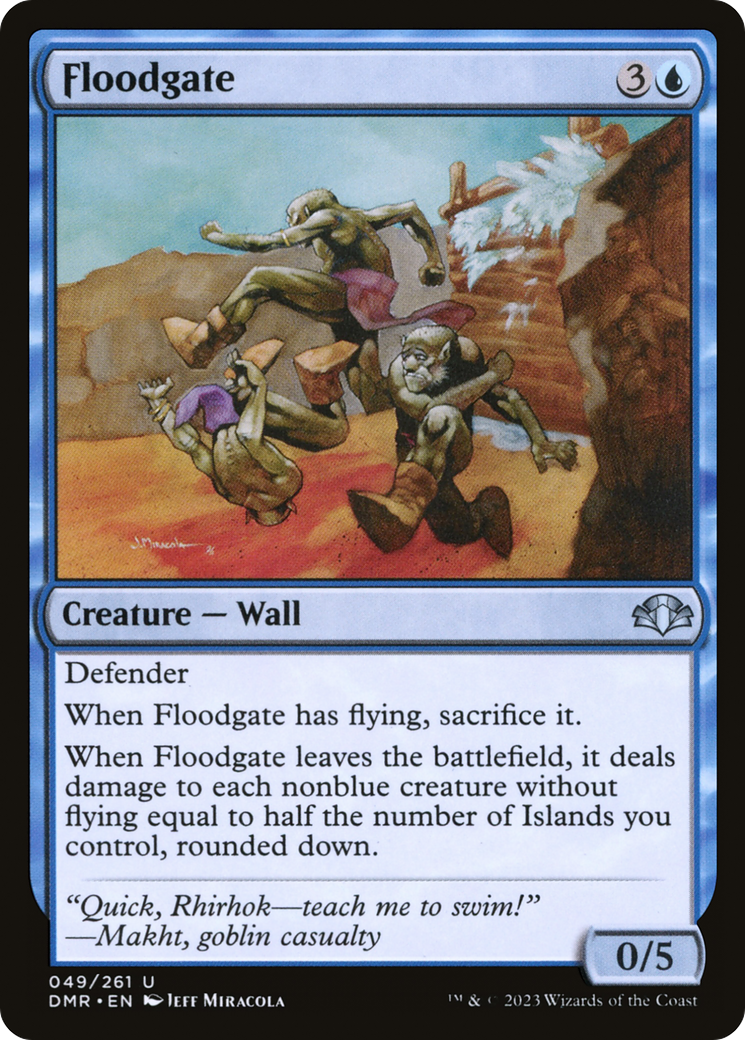 Image of Floodgate (DMR-049) - Dominaria Remastered Foil