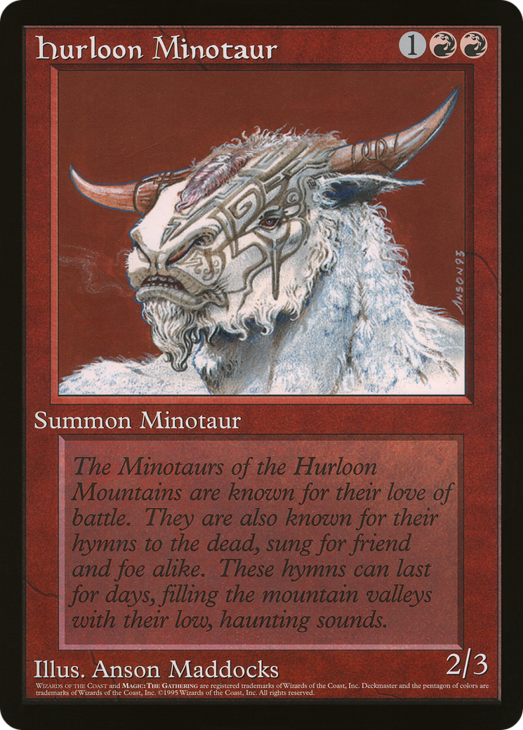 Image of Hurloon Minotaur (O90P-006) - Oversized 90's Promos