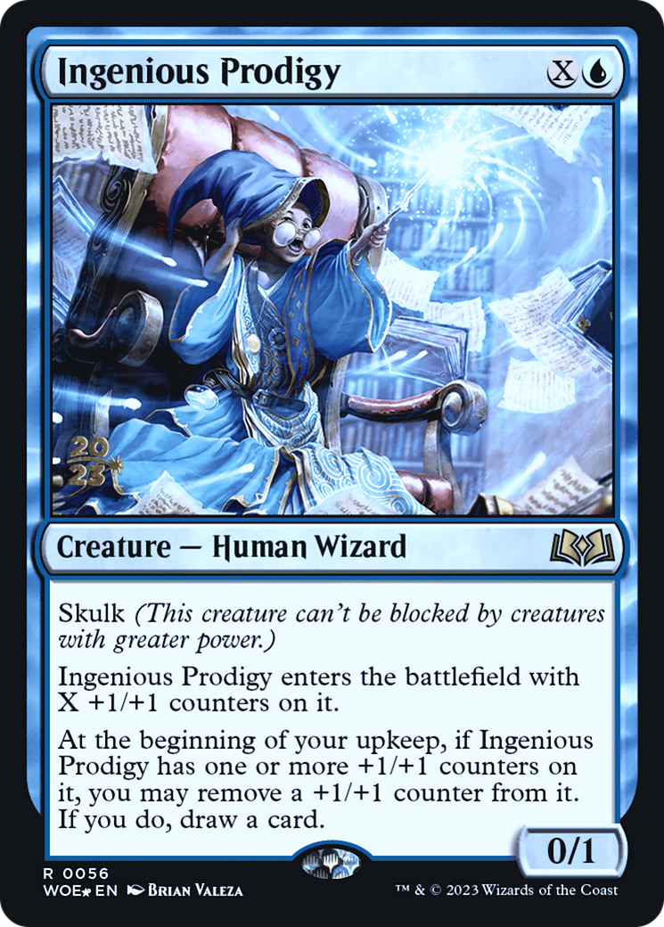 Image of Ingenious Prodigy (PRE-056) - Wilds of Eldraine Promos Foil