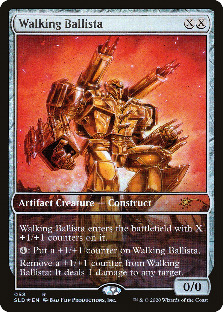 Image of Walking Ballista (058) (SLD-058) - Secret Lair Drop Foil