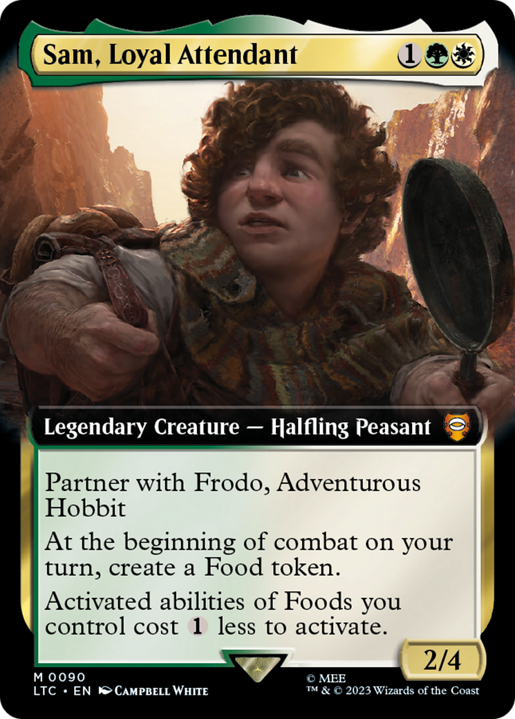 Image of Sam, Loyal Attendant (Extended Art) (LTC-090) - Tales of Middle-earth Commander: (Extended Art)