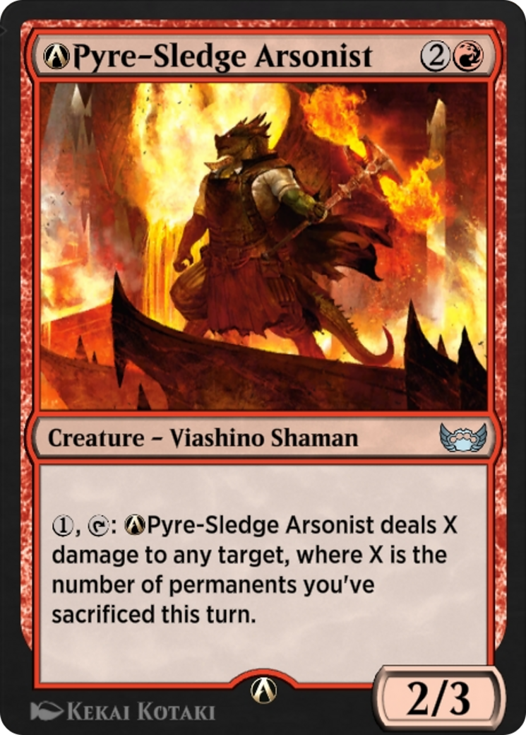 Image of A-Pyre-Sledge Arsonist (SNC-A-118) - Streets of New Capenna