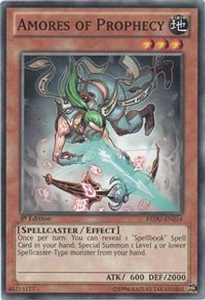 Image of Amores of Prophecy (REDU-EN016) - Return of the Duelist 1st Edition