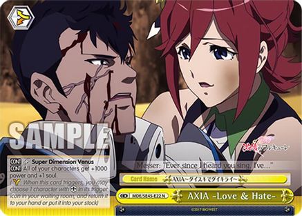 Image of AXIA Love & Hate (MDE/SE45E22 N) - MACROSS Delta Premium Booster