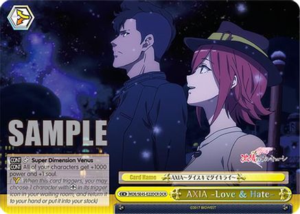 Image of AXIA Love & Hate (DCR) (MDE/SE45E22DCR DCR) - MACROSS Delta Premium Booster