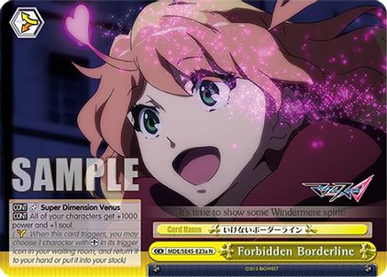 Image of Forbidden Borderline (A) (MDE/SE45E23a N) - MACROSS Delta Premium Booster