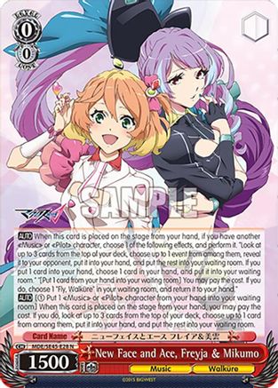 Image of New Face and Ace, Freyja & Mikumo (MDE/SE45E28 N) - MACROSS Delta Premium Booster
