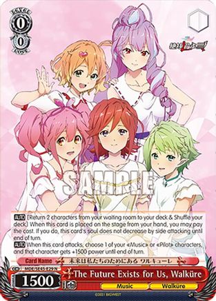 Image of The Future Exists for Us, Walkure (MDE/SE45E29 N) - MACROSS Delta Premium Booster