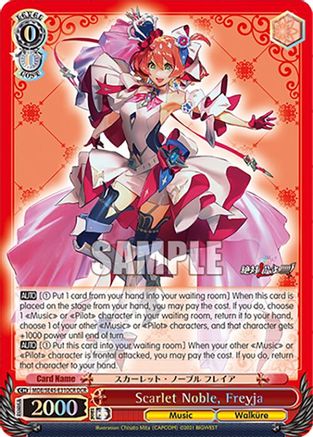Image of Scarlet Noble, Freyja (DCR) (MDE/SE45E31DCR DCR) - MACROSS Delta Premium Booster