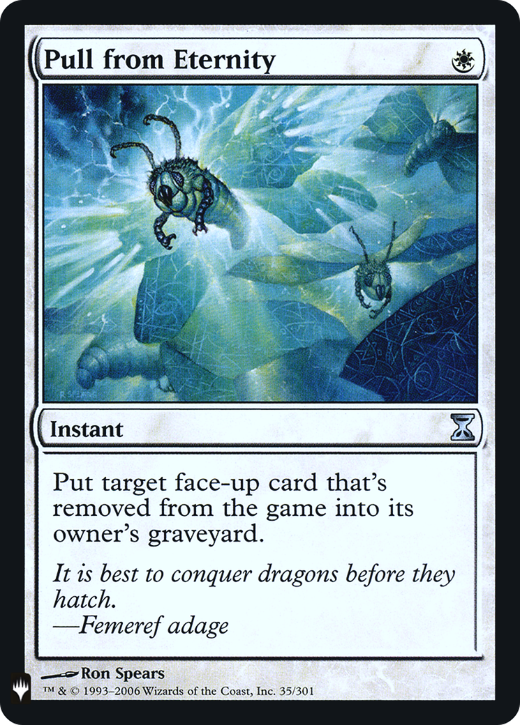 Image of Pull from Eternity (LIST-TSP-35) - The List Foil