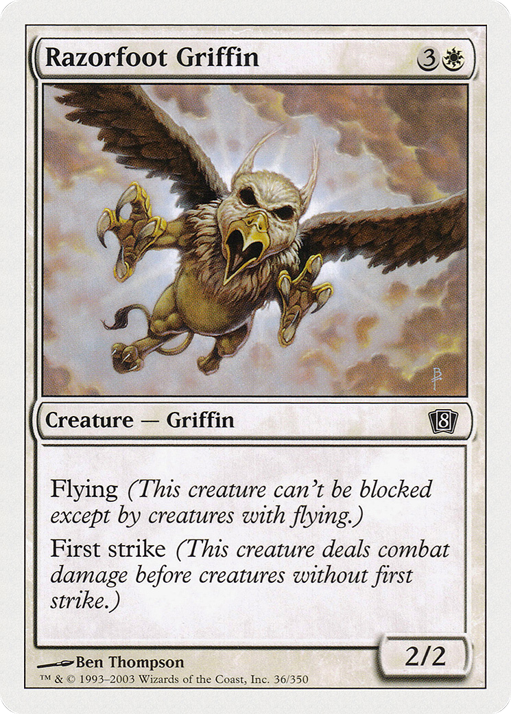 Image of Razorfoot Griffin (8ED-036) - 8th Edition