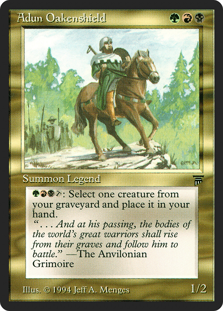 Image of Adun Oakenshield (LEG-) - Legends