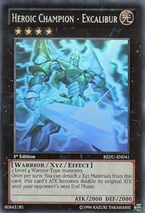 Image of Heroic Champion - Excalibur (Ghost Rare) (REDU-EN041) - Return of the Duelist Unlimited