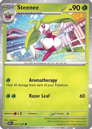 Image of Steenee 017/197  - Holofoil Miscellaneous Cards & Products - Common