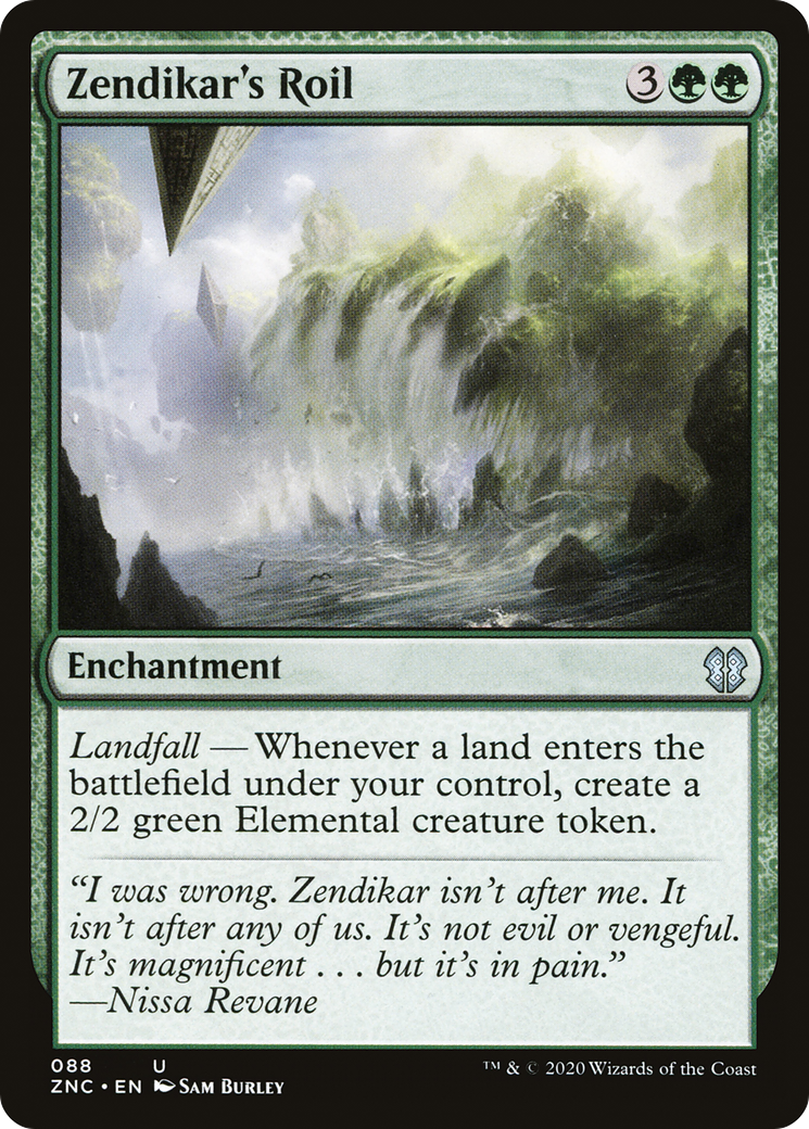 Image of Zendikar's Roil (ZNC-088) - Zendikar Rising Commander