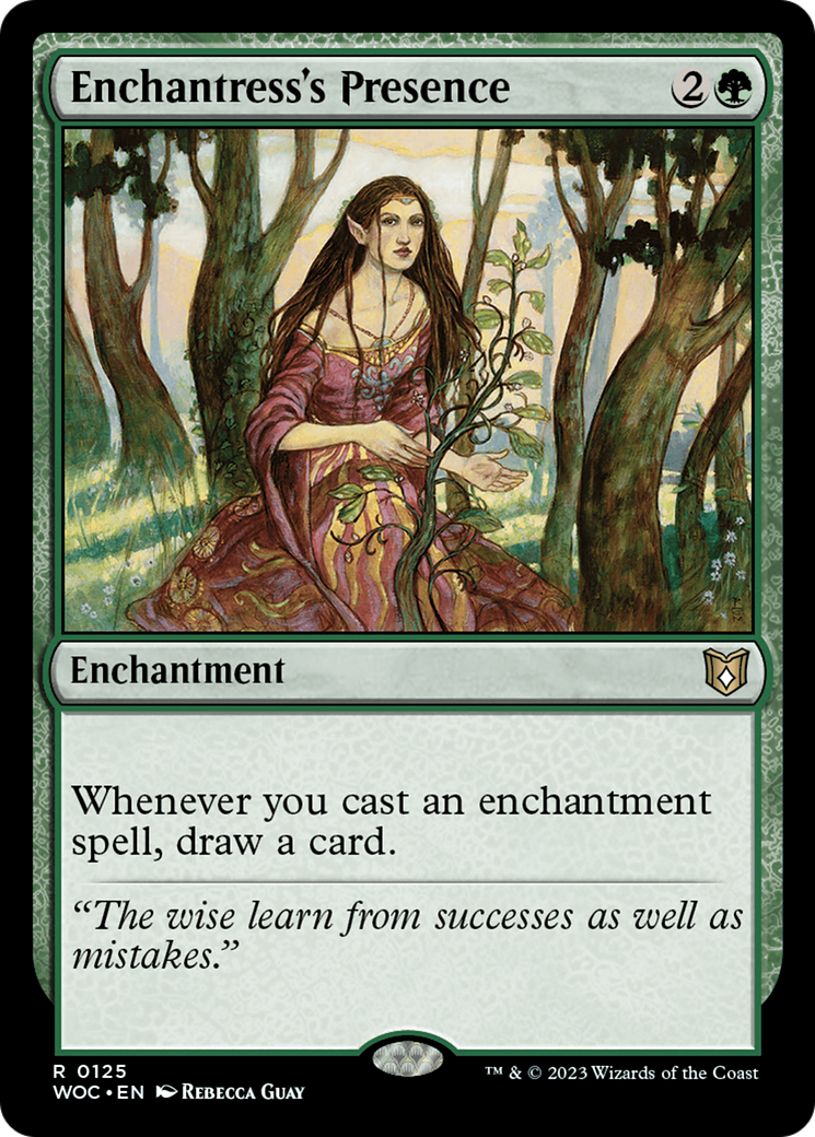 Image of Enchantress's Presence (WOC-125) - Wilds of Eldraine Commander