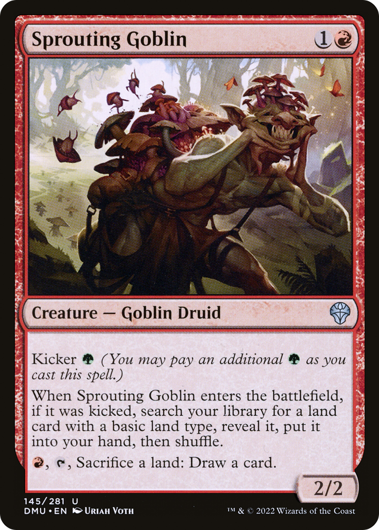 Image of Sprouting Goblin (DMU-145) - Dominaria United Foil