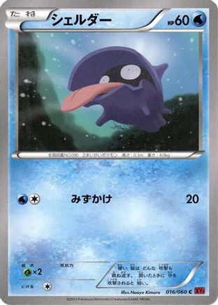 Image of Shellder (016/060) - XYBy Collection Y 1st Edition