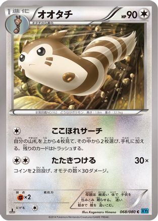 Image of Furret (068/080) - XY2 Wild Blaze 1st Edition