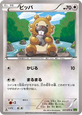 Image of Bidoof - 057/070 (057/070) - XY5Bt Tidal Storm Unlimited