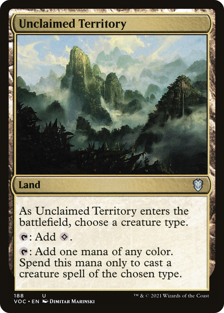 Image of Unclaimed Territory (VOC-188) - Crimson Vow Commander