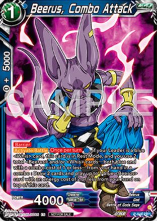 Image of Beerus, Combo Attack (P-644) - Tournament Promotion Cards
