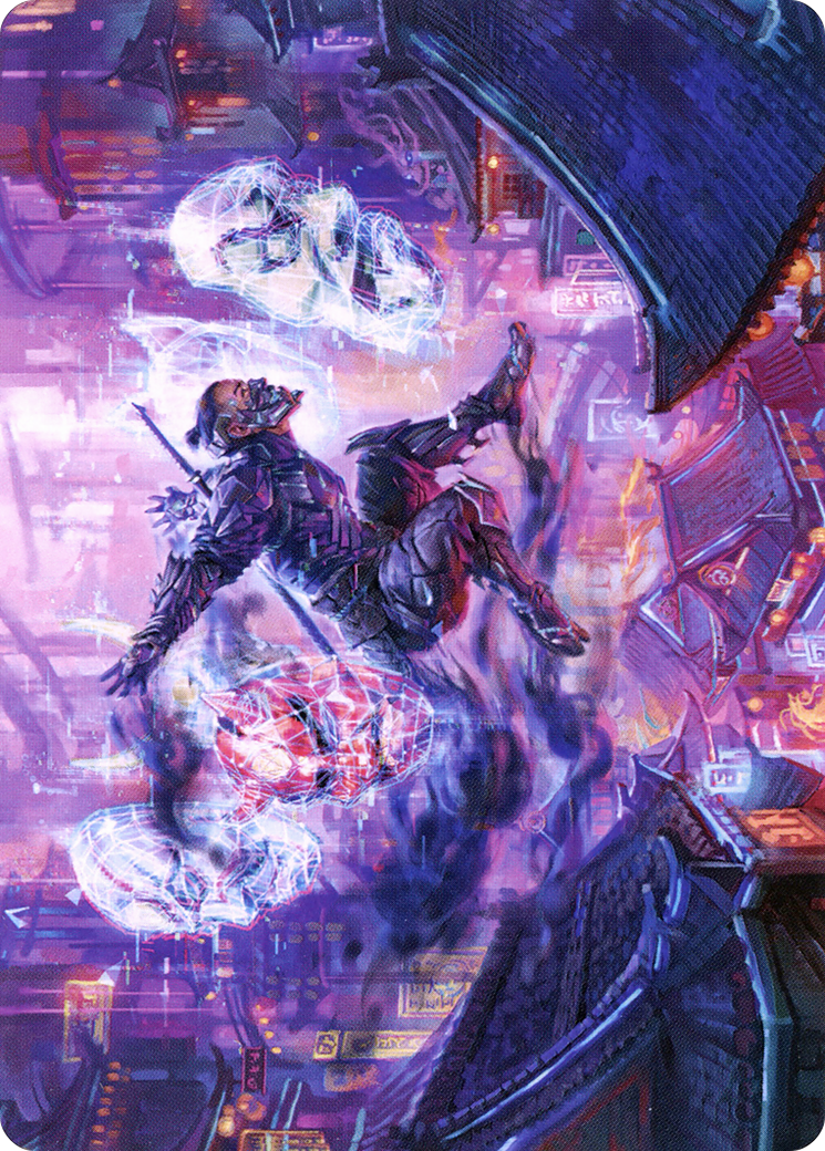 Image of Thousand-Faced Shadow // Thousand-Faced Shadow (ANEO-037) - Neon Dynasty Art Series (Borderless)