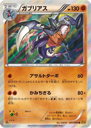 Image of Garchomp (051/080) - XY9 Rage of the Broken Heavens Unlimited Holofoil