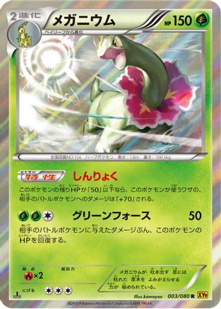 Image of Meganium (003/080) - XY9 Rage of the Broken Heavens 1st Edition Holofoil