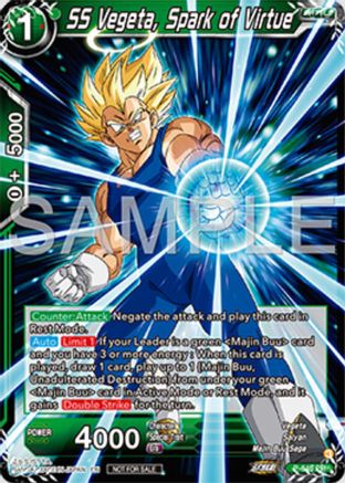 Image of SS Vegeta, Spark of Virtue (P-645) - Tournament Promotion Cards