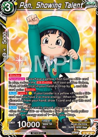 Image of Pan, Showing Talent (P-649) - Tournament Promotion Cards