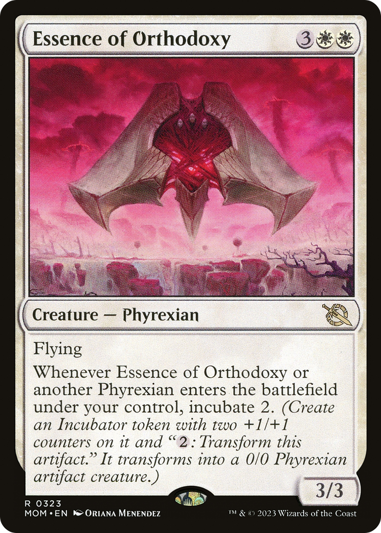 Image of Essence of Orthodoxy (MOM-323) - March of the Machine Foil