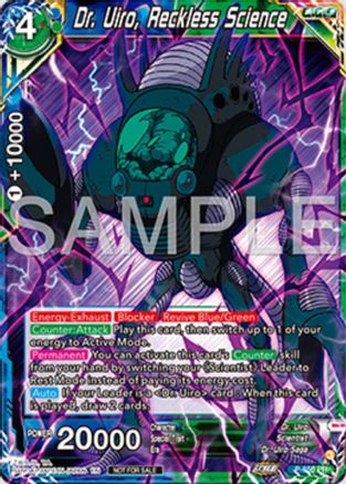 Image of Dr. Uiro, Reckless Science (P-655) - Tournament Promotion Cards