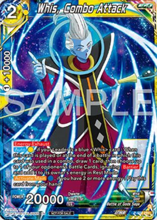 Image of Whis, Combo Attack (P-656) - Tournament Promotion Cards