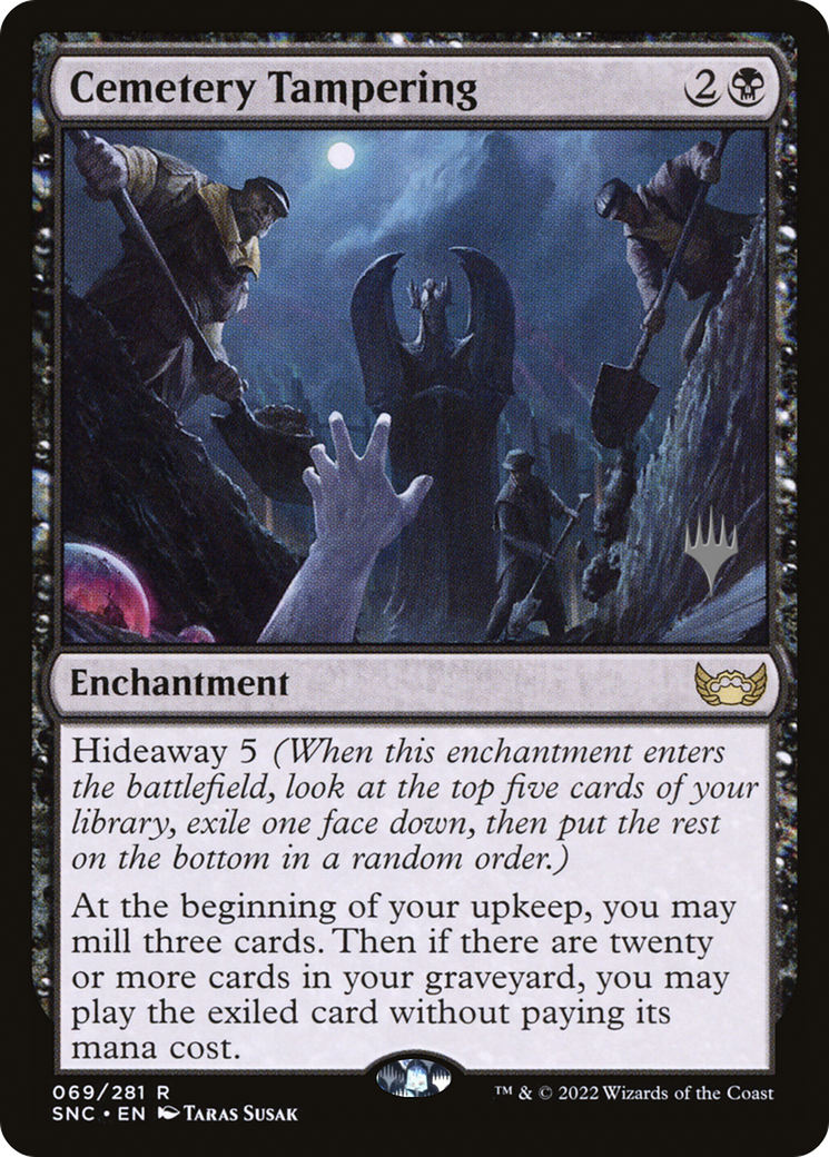 Image of Cemetery Tampering (PPSNC-069) - Streets of New Capenna Promos Foil