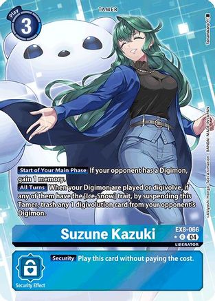 Image of Suzune Kazuki (Alternate Art) (EX8-066) - Chain of Liberation Foil