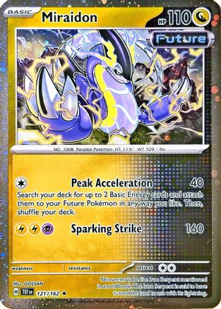 Image of Miraidon (Cosmos Holo) 121/162  - Holofoil Miscellaneous Cards & Products - Promo