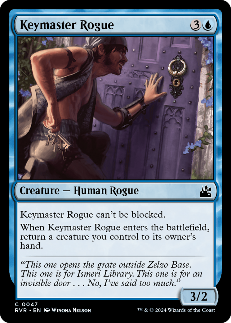 Image of Keymaster Rogue (RVR-047) - Ravnica Remastered Foil