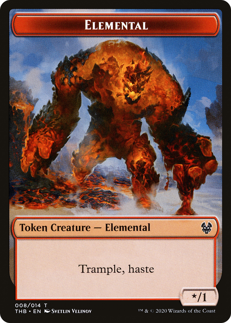 Image of Elemental (TTHB-008) - Theros Beyond Death Tokens Foil