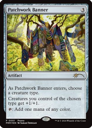 Image of Patchwork Banner (MEDIA-001) - Media Promos Foil