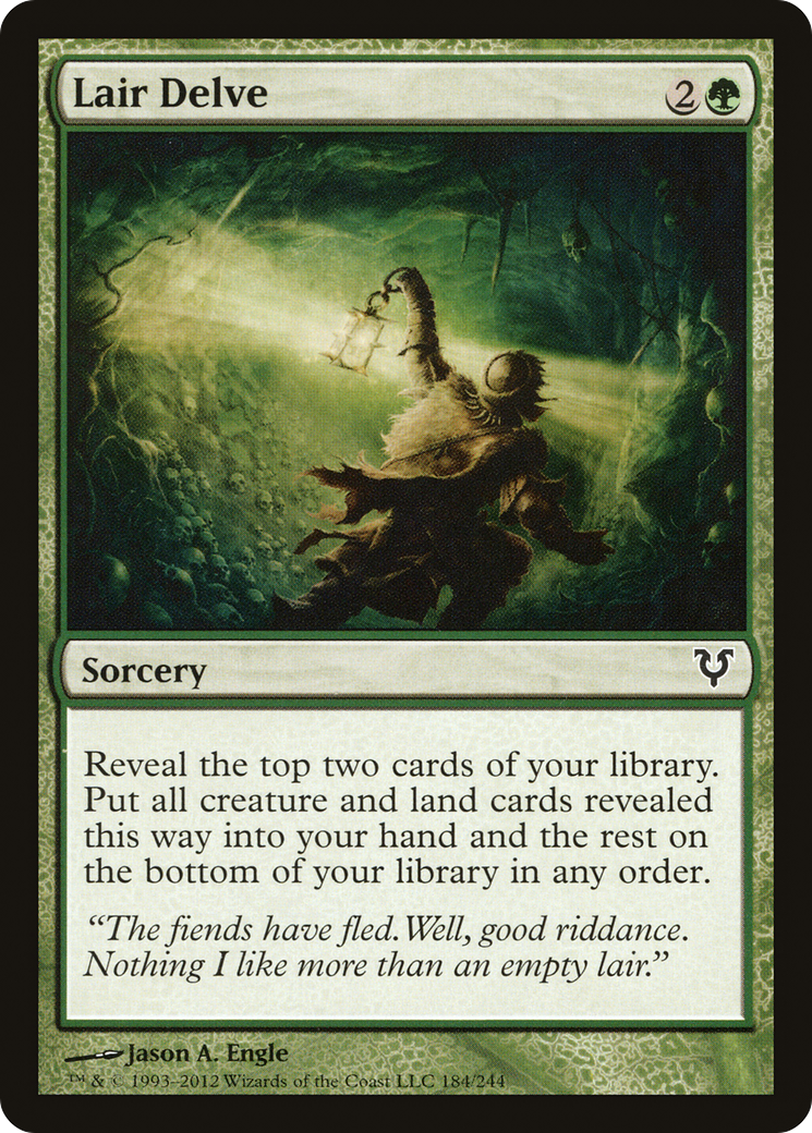 Image of Lair Delve (AVR-184) - Avacyn Restored Foil
