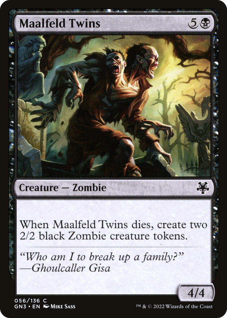 Image of Maalfeld Twins (GN3-056) - Game Night: Free-for-All