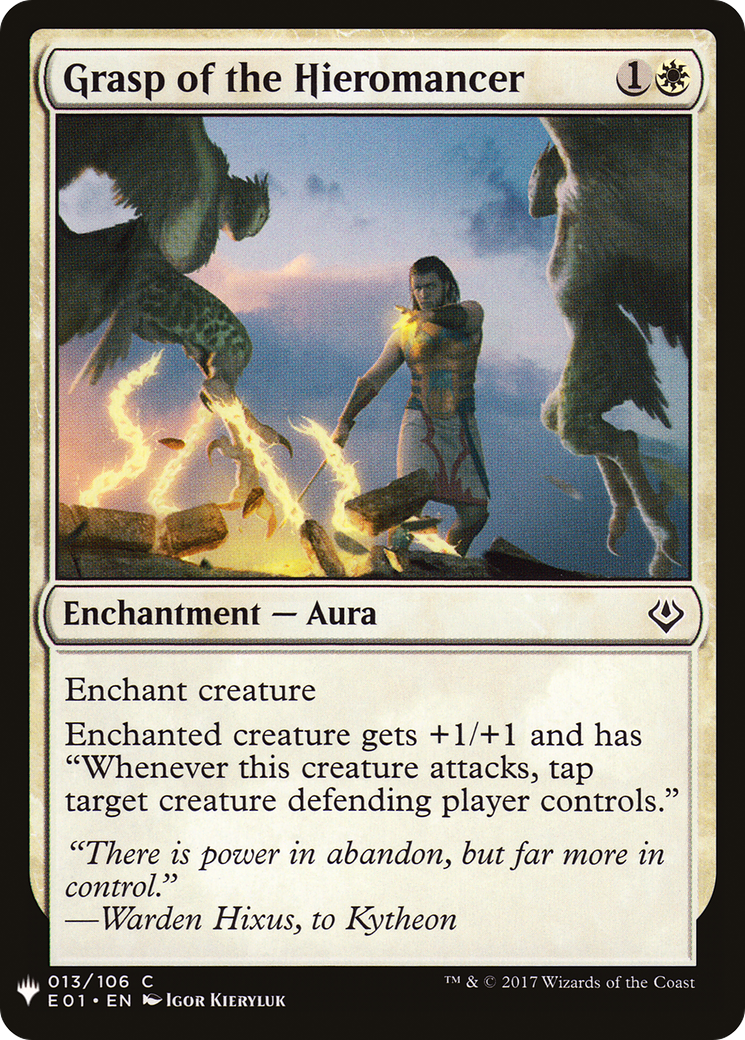 Image of Grasp of the Hieromancer (LIST-013) - The List
