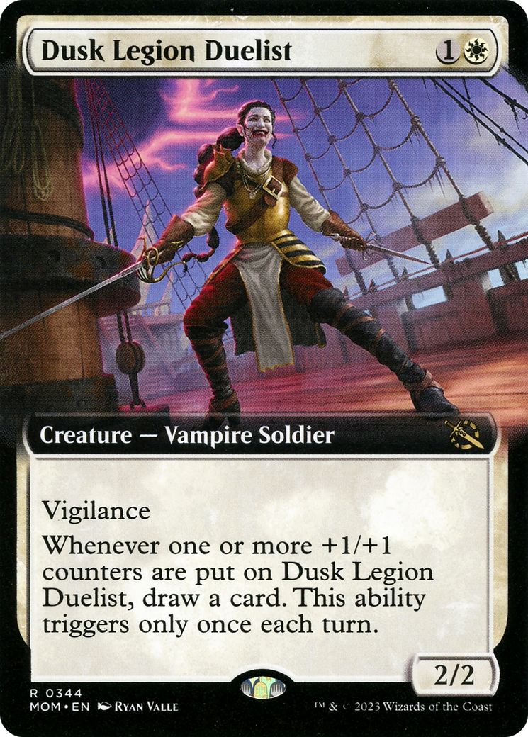 Image of Dusk Legion Duelist (Extended Art) (MOM-344) - March of the Machine: (Extended Art)