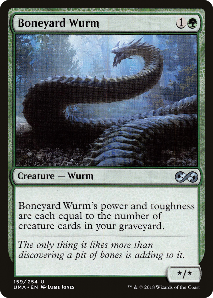 Image of Boneyard Wurm (UMA-159) - Ultimate Masters Foil