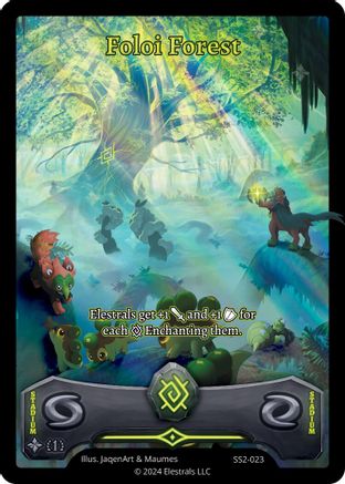 Image of Foloi Forest (SS2-023) - Shattered Stars Chapter 2 SS2 Holo