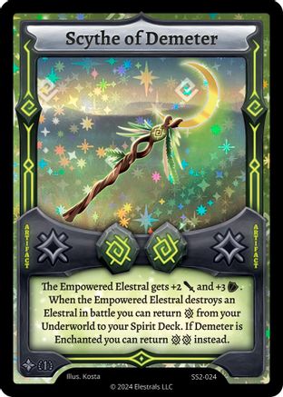 Image of Scythe of Demeter (SS2-024) - Shattered Stars Chapter 2 SS2 Holo