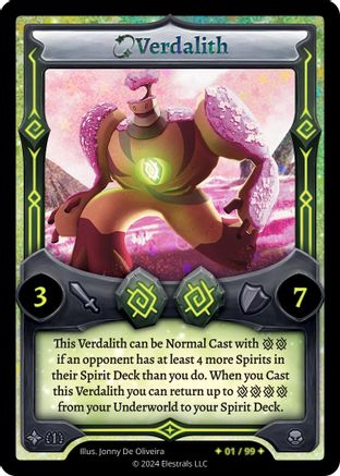 Image of Verdalith (Serialized) (/99) - Shattered Stars Chapter 2 SS2 Holo