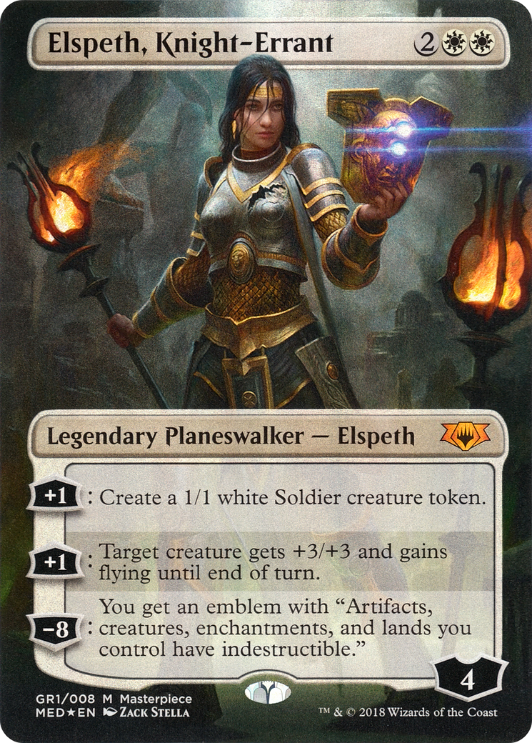 Image of Elspeth, Knight-Errant (MED-GR1) - Mythic Edition (Borderless) Foil